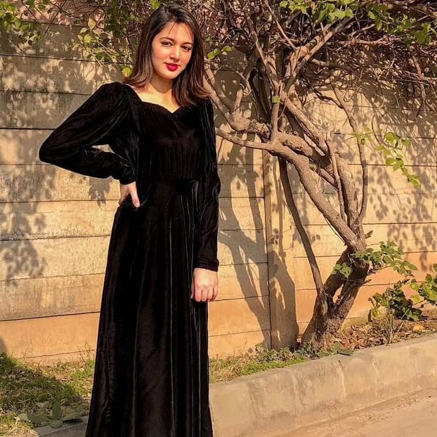 VELVET FROCK FOR HER