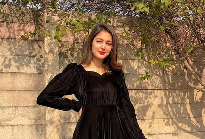 VELVET FROCK FOR HER