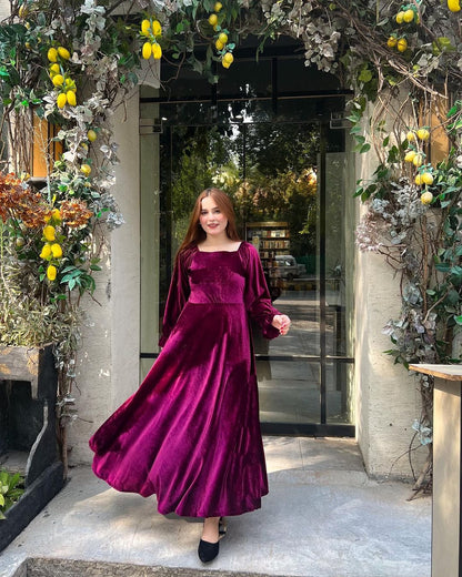 Velvet Frock For Her