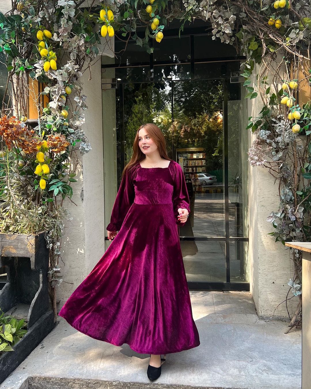 Velvet Frock For Her