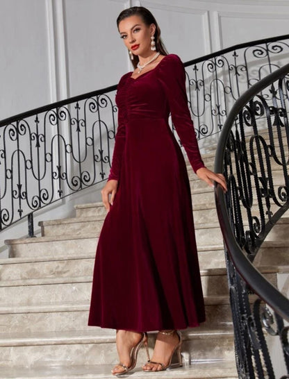 Maroon Sweetneck Velvet